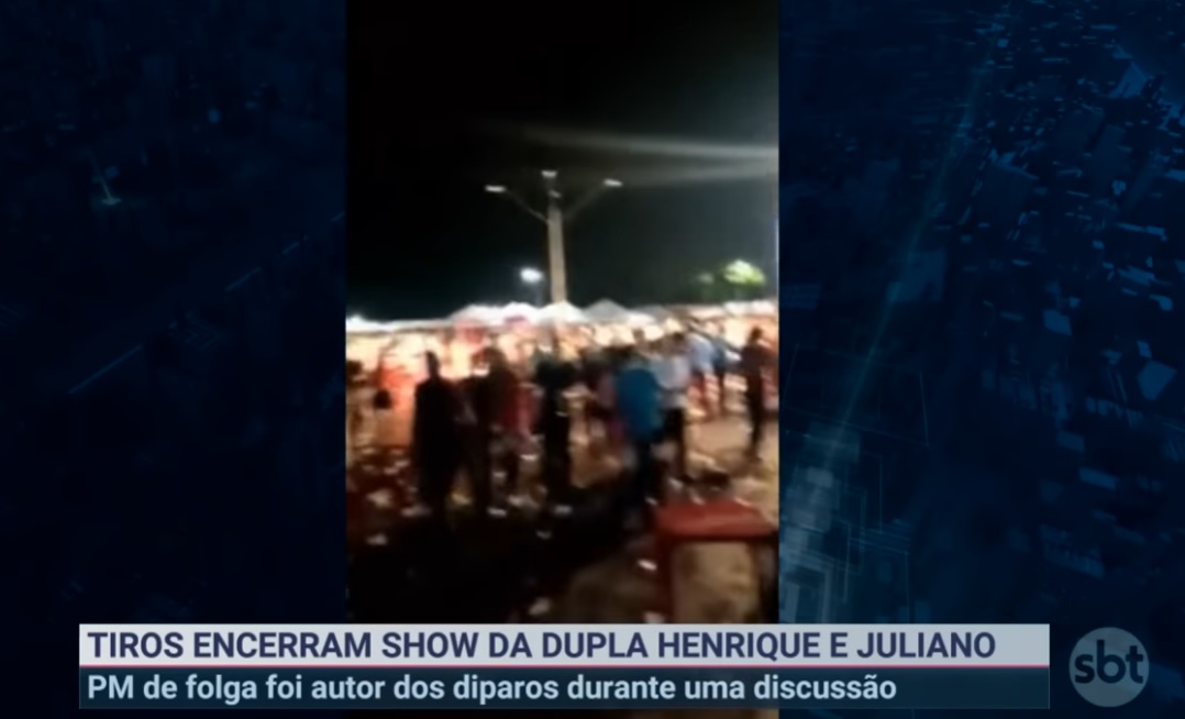 Disparos e correria interrompem show da dupla Henrique e Juliano - Ponta  Negra News